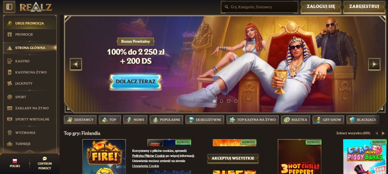 Realz Casino w Polsce